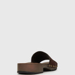 PRE-ORDER CLARA Suede Leather Clogs