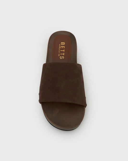 CLARA Suede Leather Clogs