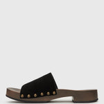 PRE-ORDER CLARA Suede Leather Clogs