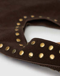 PRE-ORDER FREYA-S Suede Leather Stud Bag