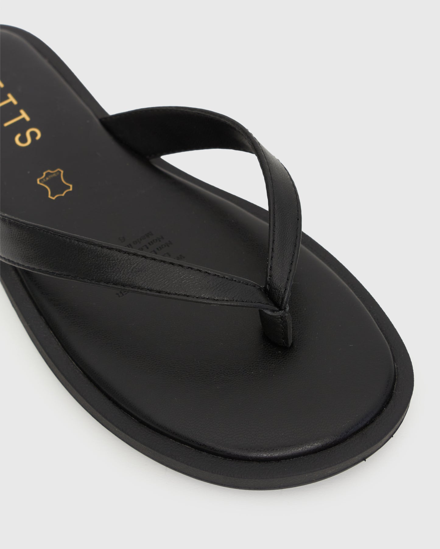 PRE-ORDER Wider Fit LOVER Leather Thong Sandals