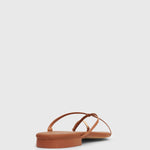 PRE-ORDER MANTRA Leather Flat Strappy Sandals