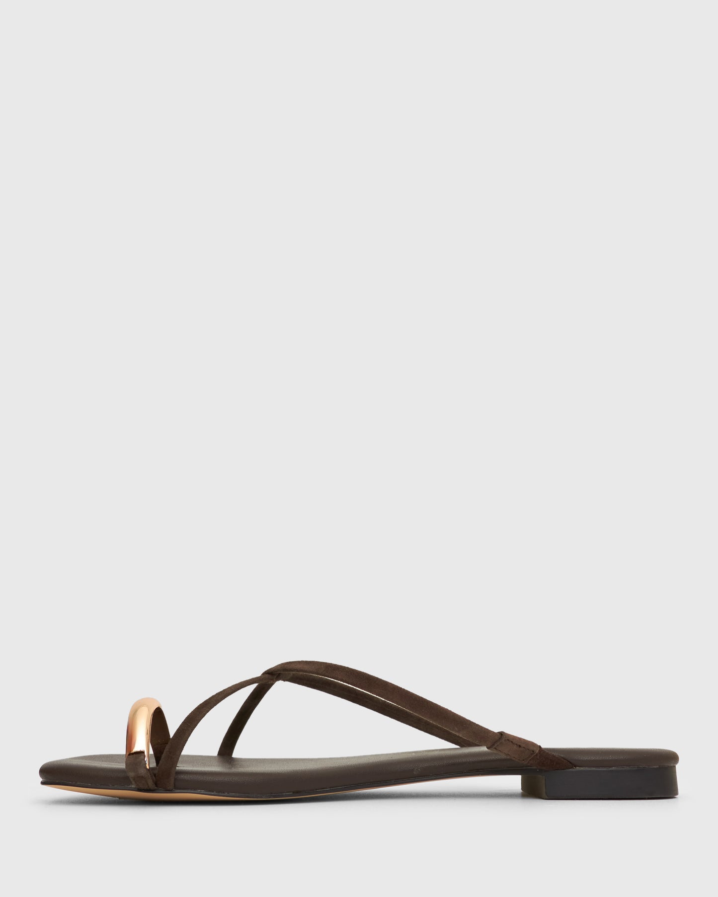 PRE-ORDER MANTRA Leather Flat Strappy Sandals