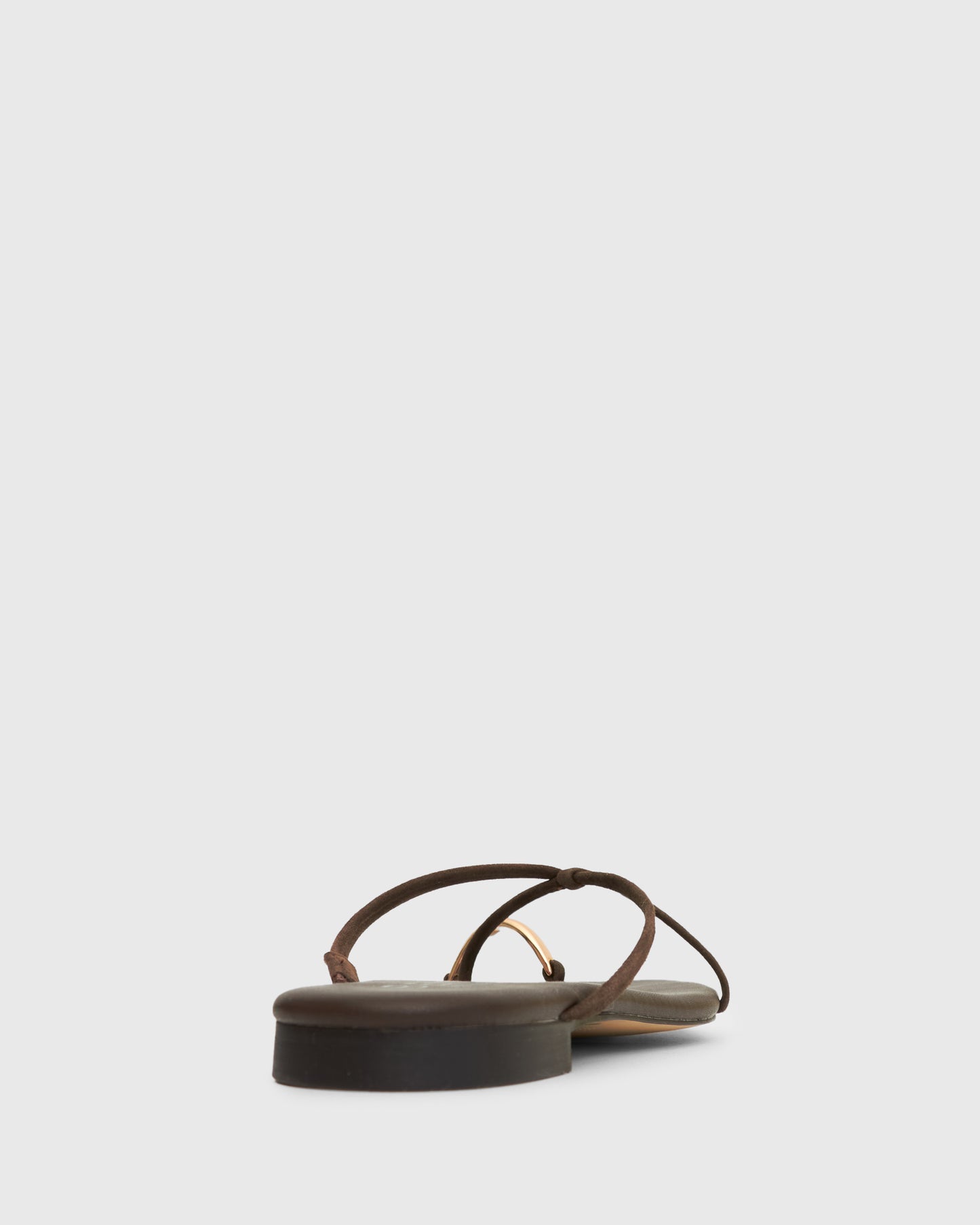 PRE-ORDER MANTRA Leather Flat Strappy Sandals
