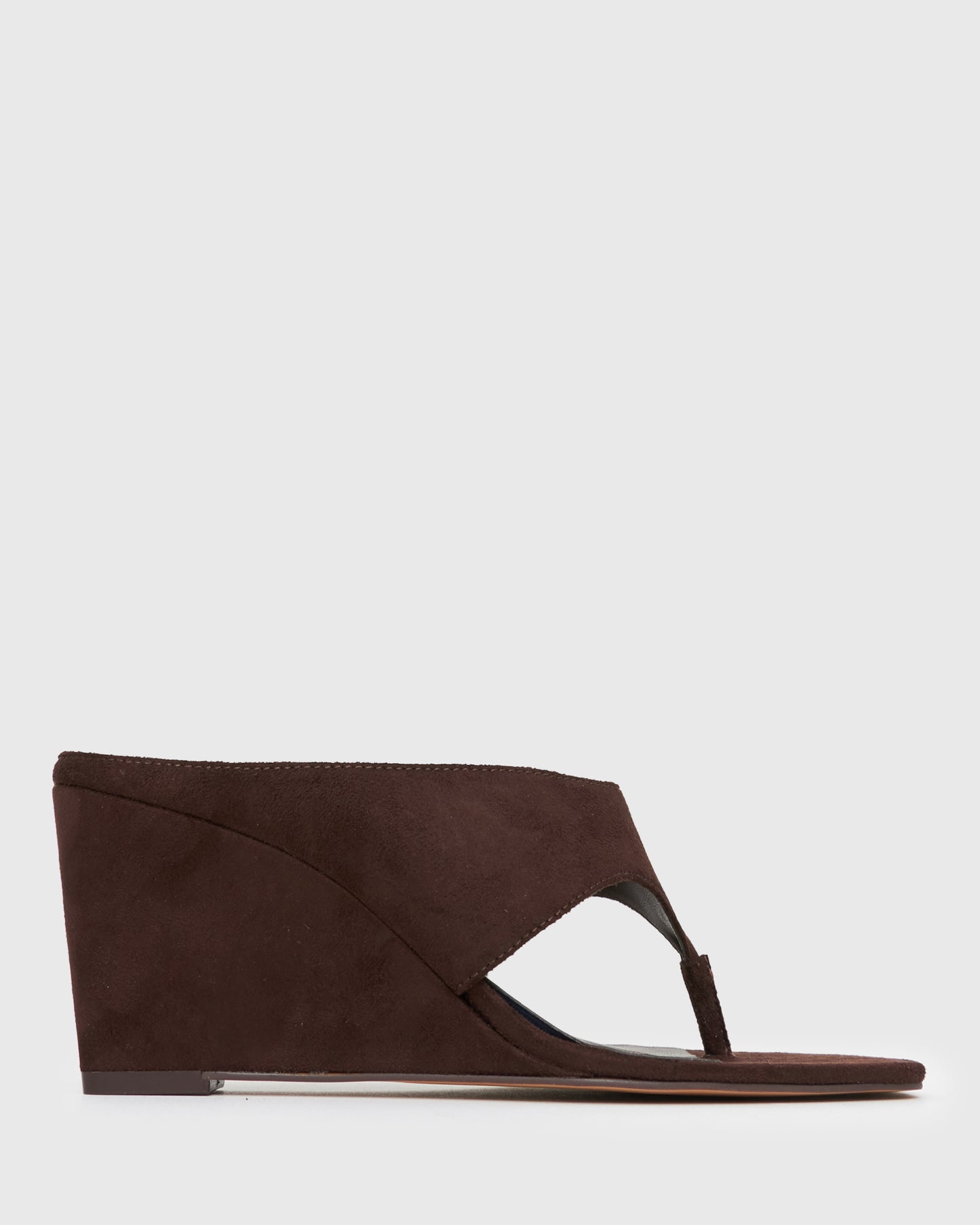 PRE-ORDER SELENE Square Toe Wedge Sandals