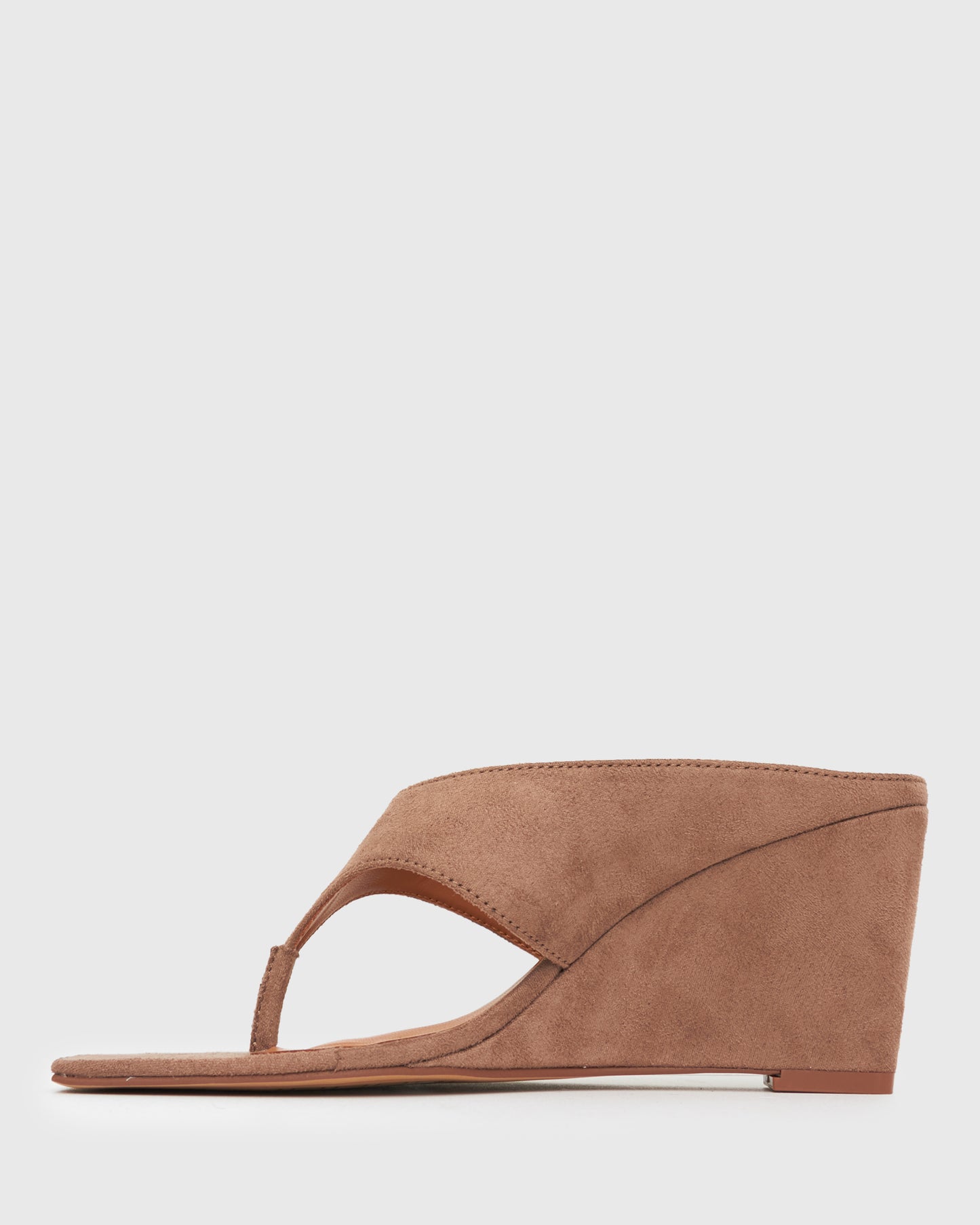 PRE-ORDER SELENE Square Toe Wedge Sandals