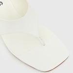 SELENE Square Toe Wedge Sandals