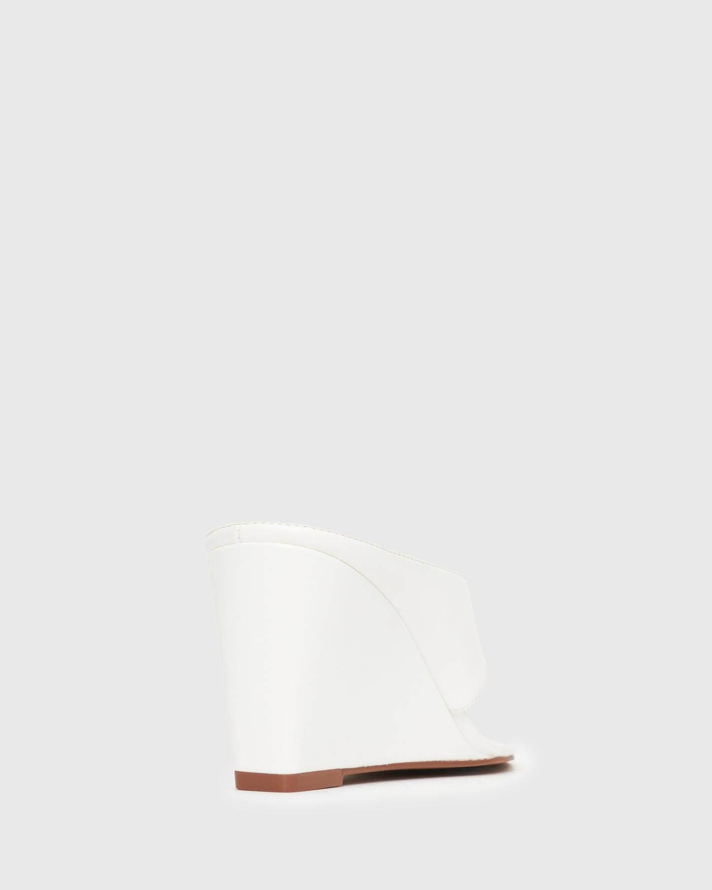 SELENE Square Toe Wedge Sandals
