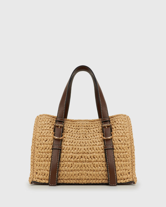 BRIGHTON Raffia Shoulder Bag