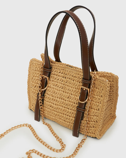 BRIGHTON Raffia Shoulder Bag