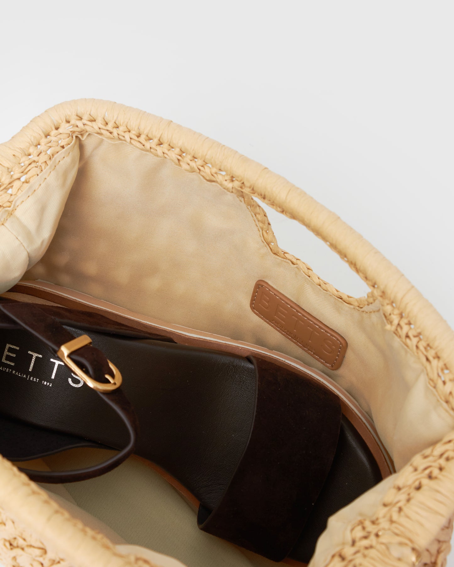 SPAINARD Raffia Clutch Bag