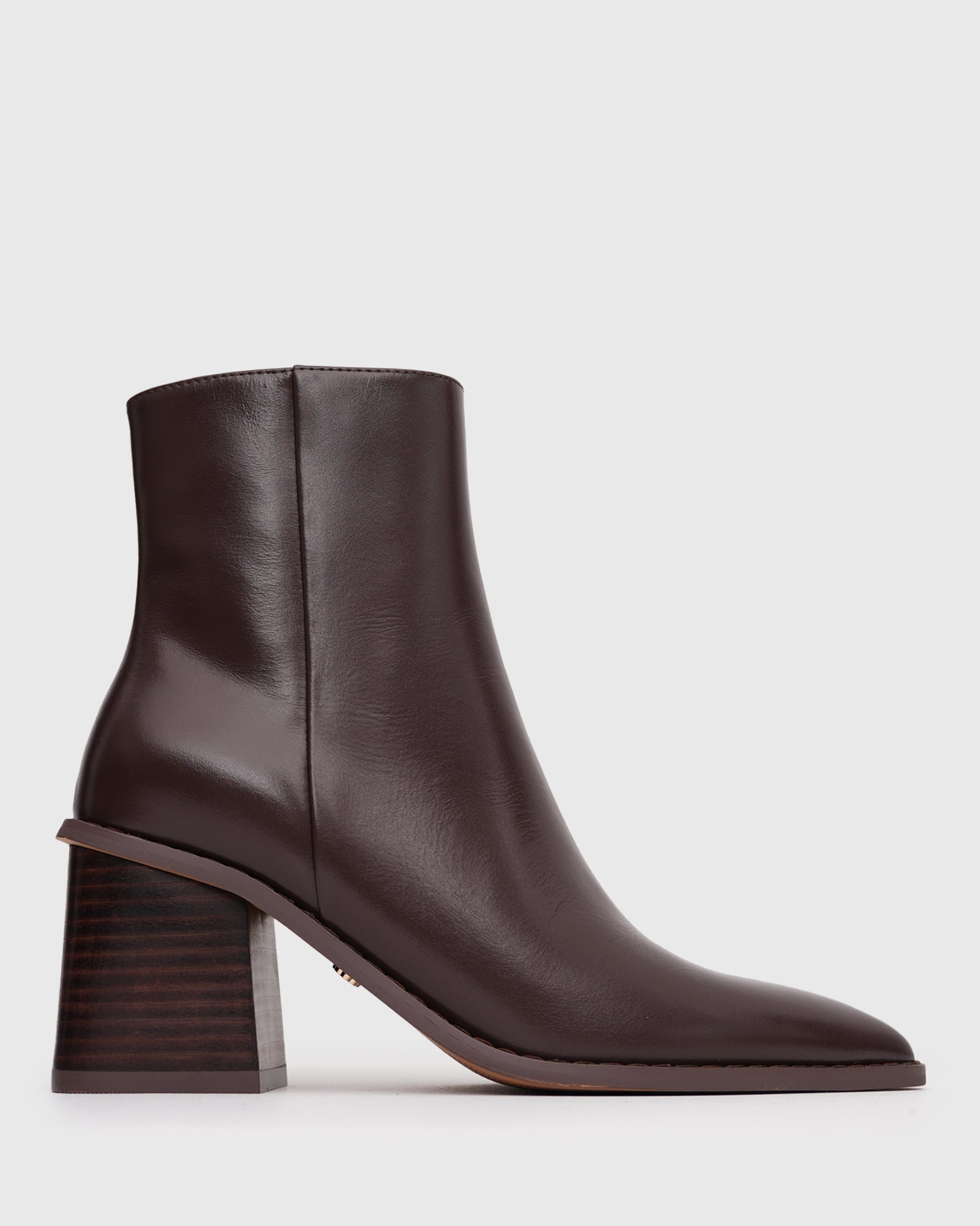 DANGER Leather Pointed Ankle Boots