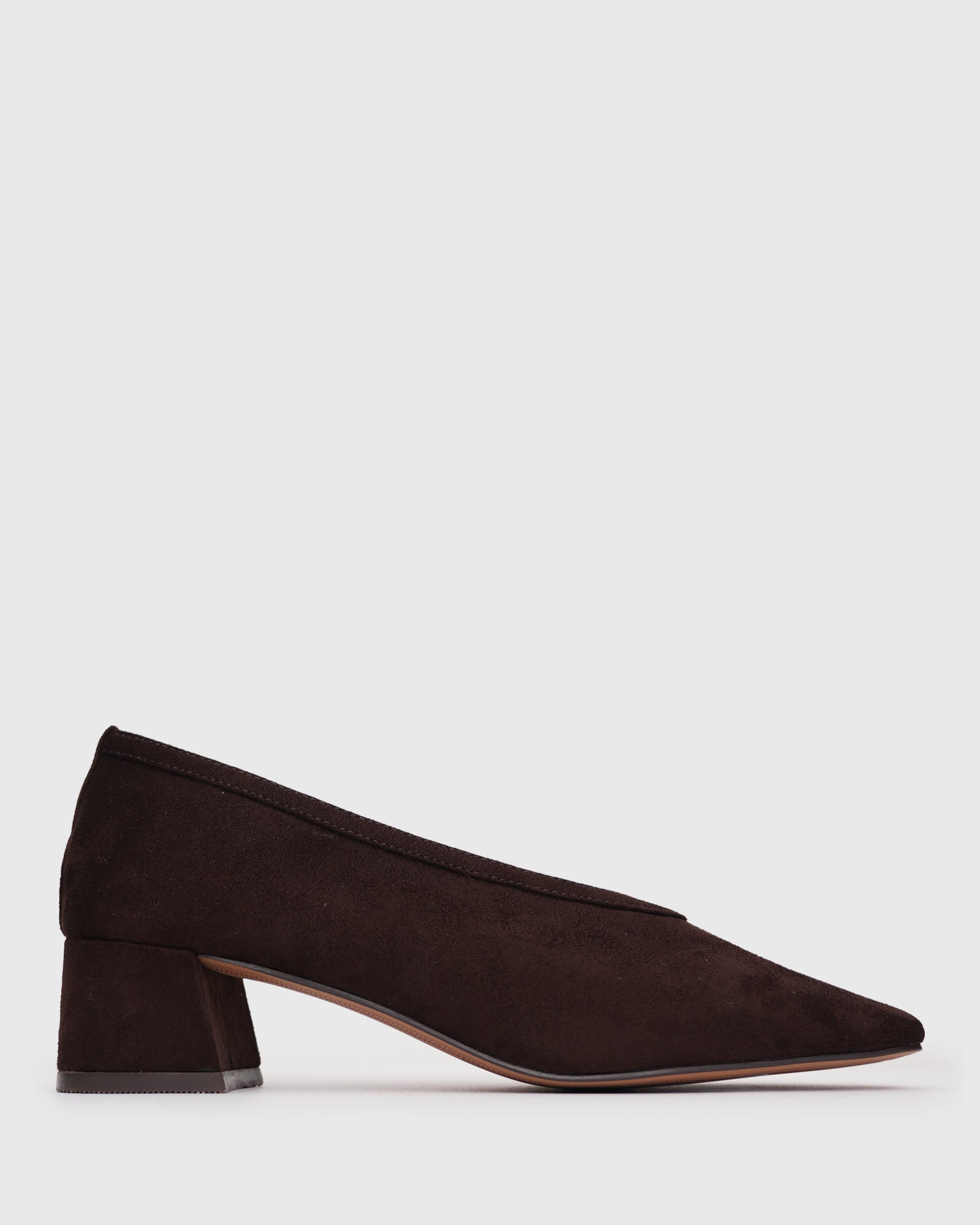 ALORA Block Heel Ballet Pumps