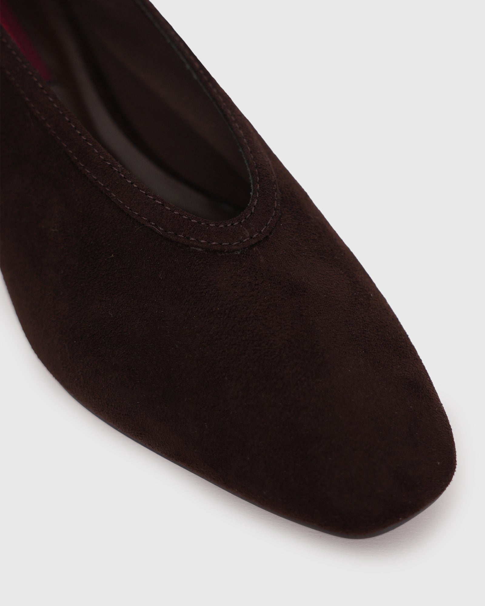 ALORA Block Heel Ballet Pumps