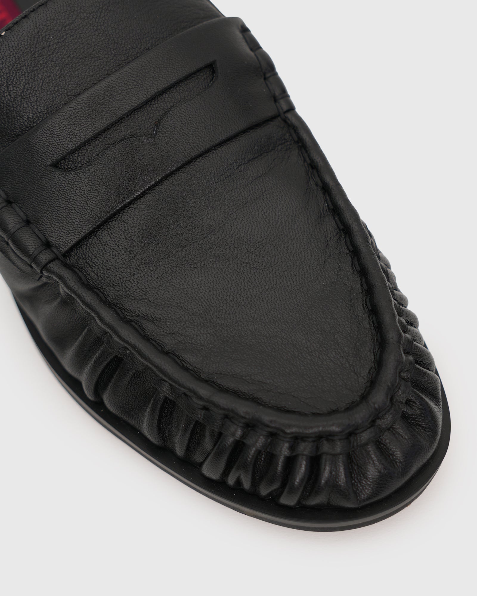 HARLOW Leather Mule Loafers