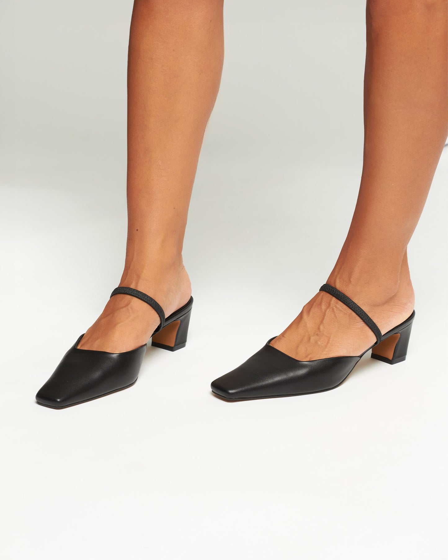 ALEX Square Toe Slingback Pumps