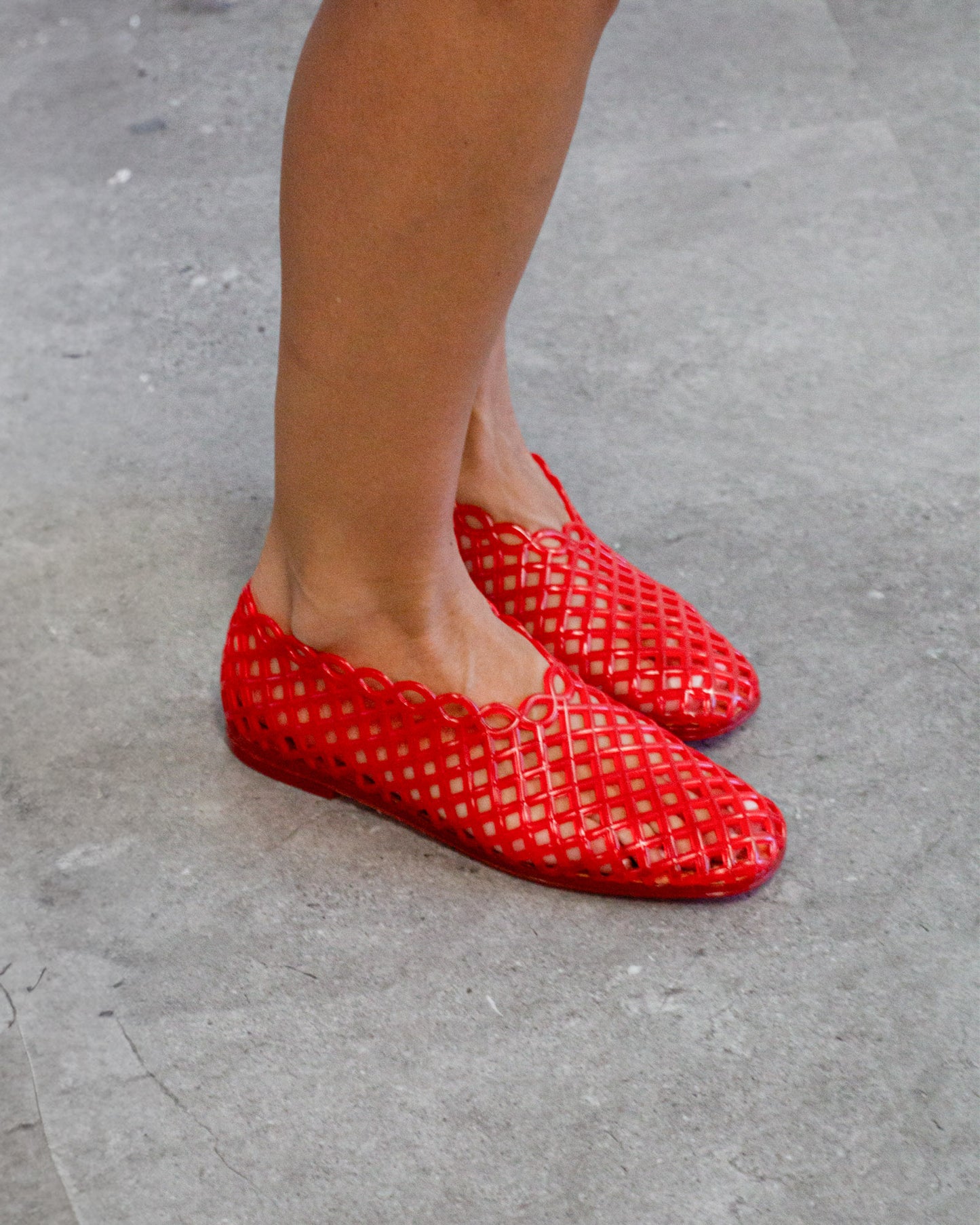 GROVE Jelly Mesh Ballet Flats