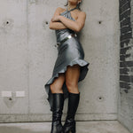 WICKS Pointed Toe Knee Boots