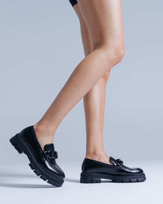 DEMI Chunky Chain Loafers