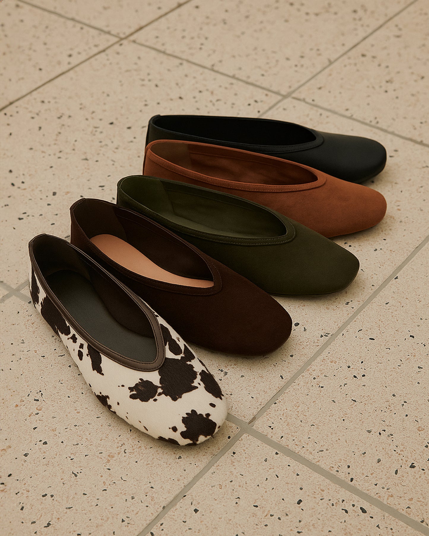 PRE-ORDER LENNOX Round Toe Ballet Flats