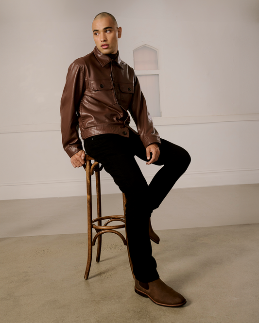 ASHTON Plain Toe Chelsea Boots