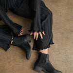 Wider Fit ELLIOT Vegan Ankle Chelsea Boots