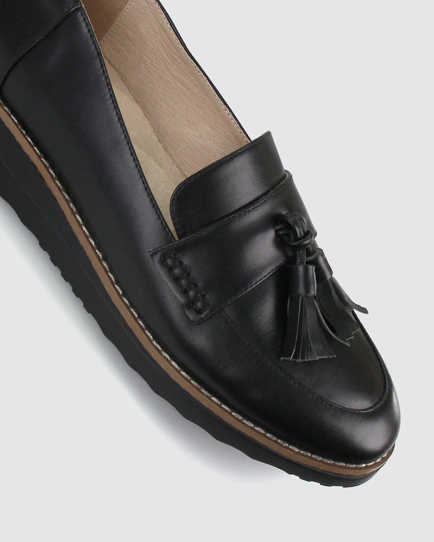 DORI Leather Tassel Loafers