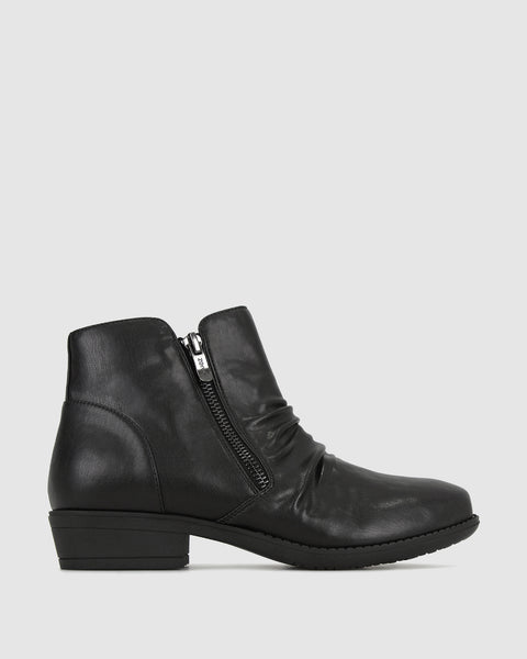 Buy Wider Fit HEATH Vegan Ankle Boots by ZEROE online Betts