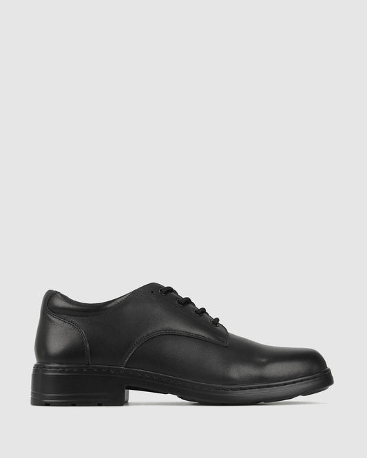 REED D/E Senior Leather School Shoes
