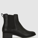 Wider Fit ELLIOT Vegan Ankle Chelsea Boots