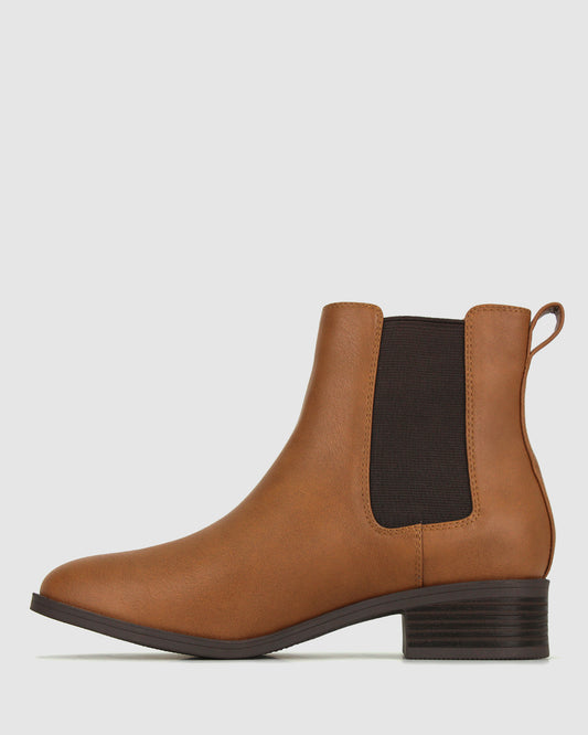 Wider Fit ELLIOT Vegan Ankle Chelsea Boots