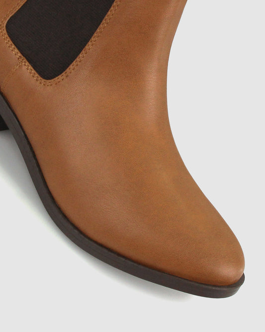 Wider Fit ELLIOT Vegan Ankle Chelsea Boots