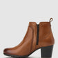 GHOST Leather Ankle Boots