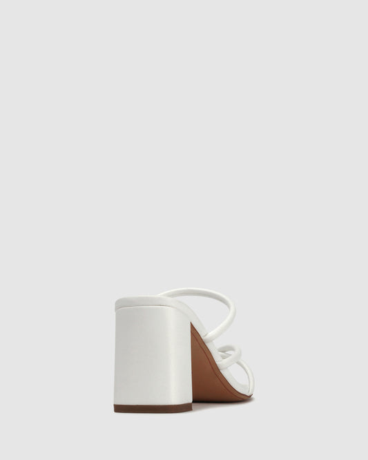 LOLA Square Toe Strappy Mules