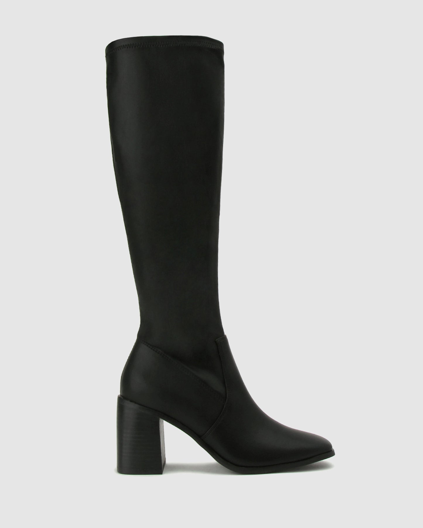 LANET Block Heel Knee High Boots