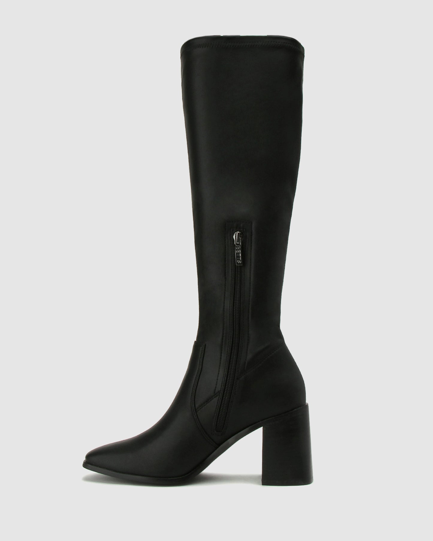 LANET Block Heel Knee High Boots