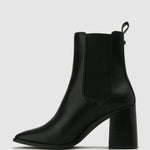 LENI Block Heel Ankle Boots