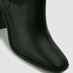 LENI Block Heel Ankle Boots