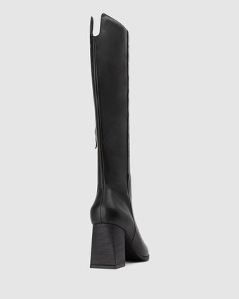 CAMILLE Knee High Block Boots
