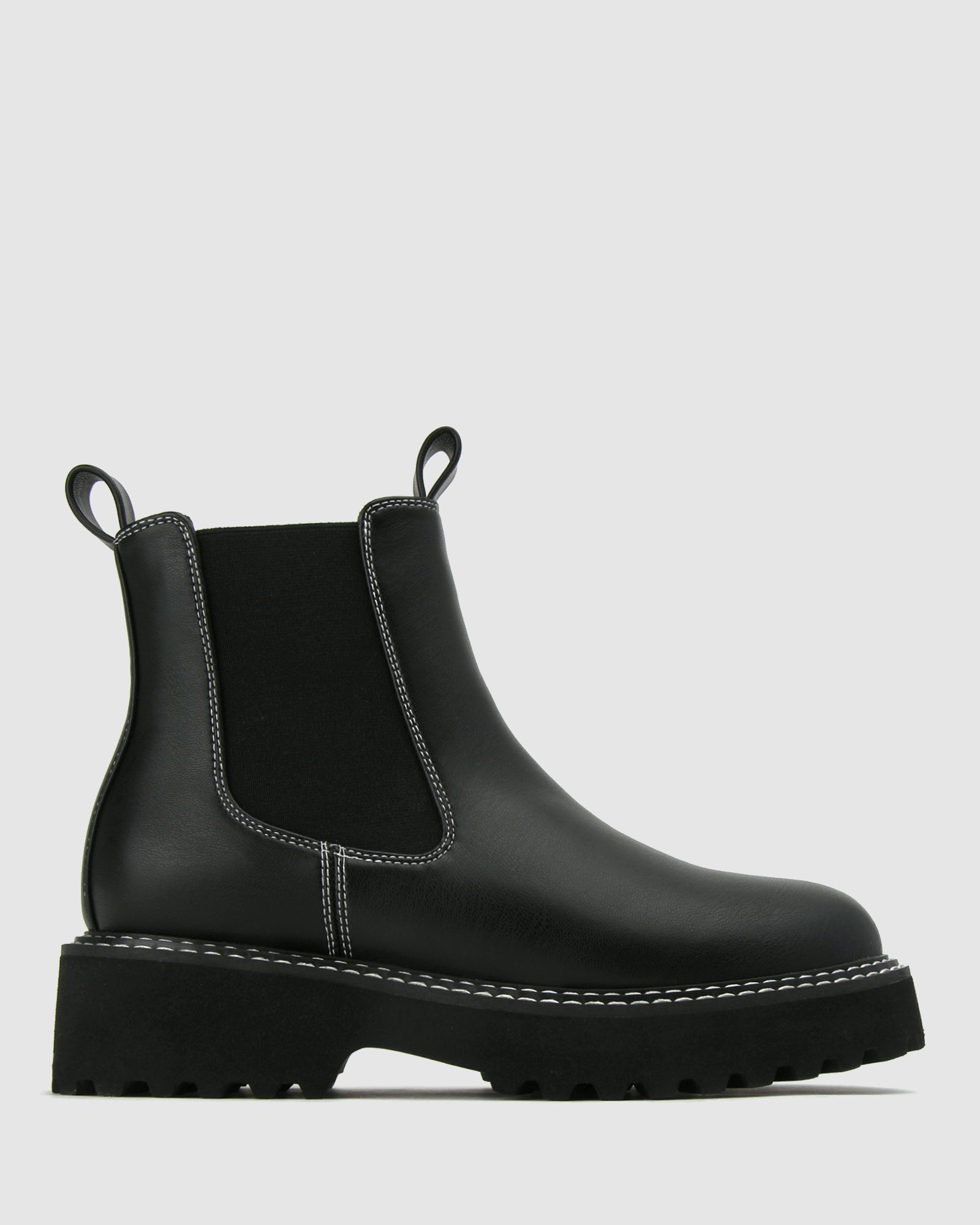 Buy BANDIT Contrast Stitch Ankle Boots by Zeroe online - Betts