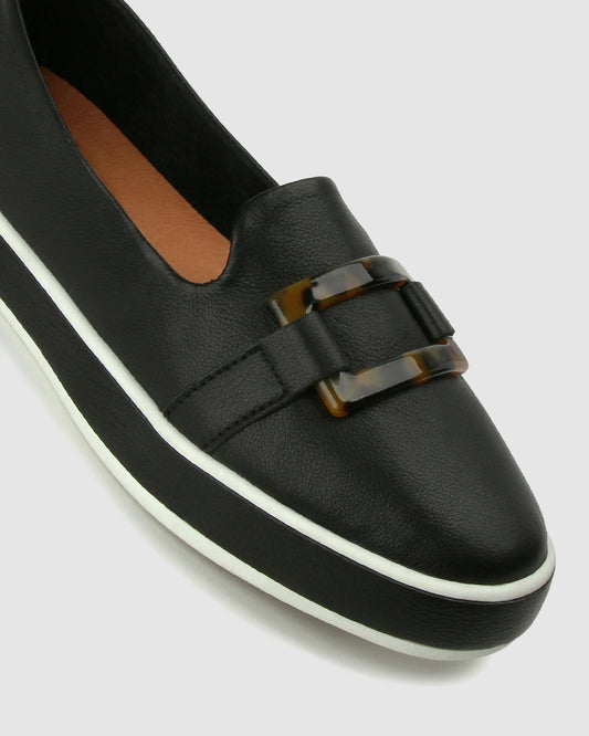 WINNIE Leather Loafers