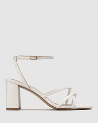 ZELDA Square Toe Heeled Sandals